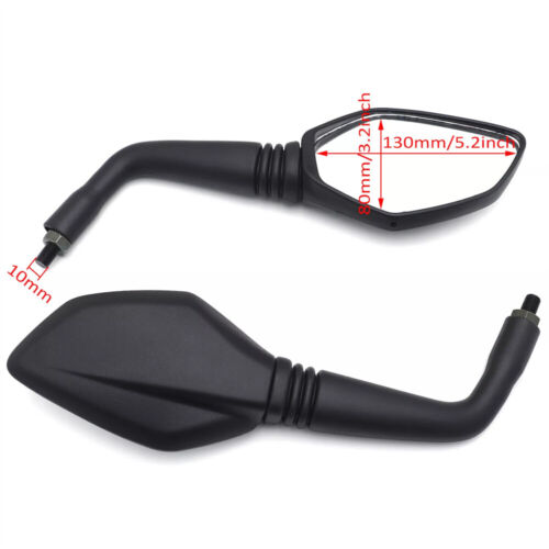 Right & Left Rearview Mirrors Black For KTM 790 Duke Adventure 890 Adv/ 390 Duke - Foto 3 di 7
