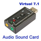 Mini USB 2.0 3D Virtual 480Mbps External 7.1 Channel Audio Sound Card Adapter
