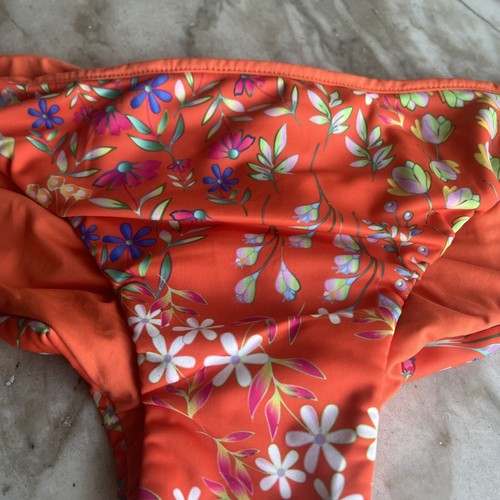 CYNTHIA ROWLEY Orange Multi  Bikini Bottom  Size Large NWT - Picture 11 of 14