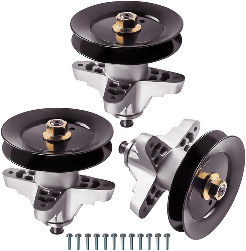 Set of 3, New Spindle Assembly 50" RZT for MTD Cub Cadet LGTX1050 RZT50 LT1050 9 - Picture 9 of 12