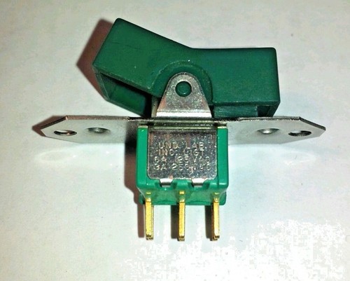 Qty-5 JBT 6 pin ON-ON TOGGLE SWITCH ONAN Green CONTROL SWITCH 6 Amp 5 pc lot - Picture 4 of 6