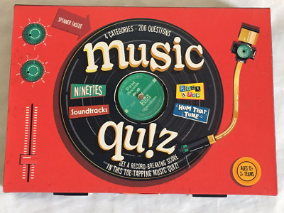 NEU Professor Puzzle Musik Quiz Familienspiel-Alter 12+