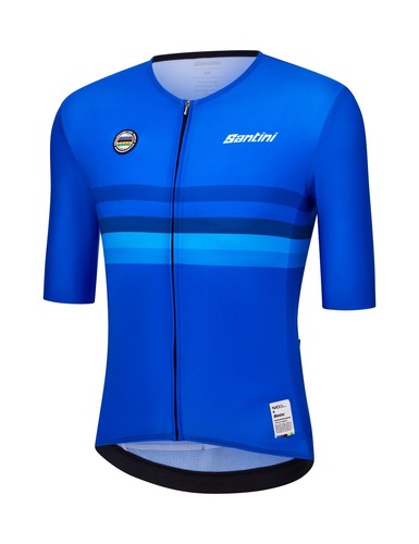 Italy-Official UCI World Champion Nations Short Sleeve Cycling Jersey by Santini - Picture 2 of 4