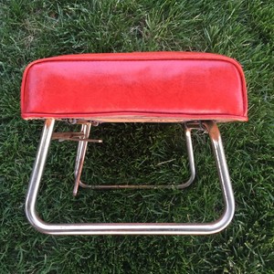 Laz-e-Rest-Mid-Century-Adjustable-Gout-Orange-Footstool