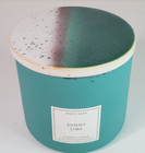 White Barn Sunny Lime Candle Rainbow Fish Lid 3 Wick Candle Bath And Body Works