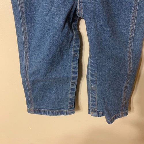 Baby Carhartt Denim Bib Overalls Size 24 Months NWT - Picture 5 of 7