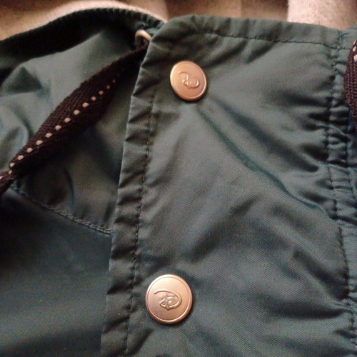 The Disney Store Winnie The Pooh Jacket Womens L Green Hooded Embroidered Logo - Picture 10 of 21