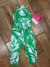  II NWT Lilly Pulitzer for Target Jumpsuit Green Boom Boom 18M