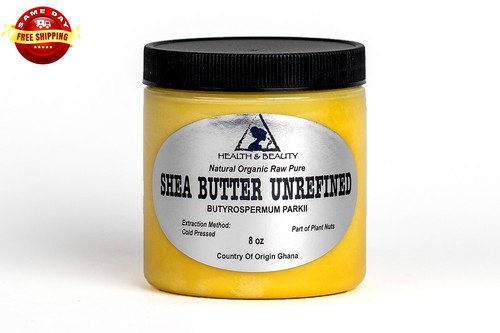 SHEA BUTTER UNREFINED YELLOW ORGANIC by H&B Oils Center PREMIUM GHANA 8 OZ - Picture 4 of 12