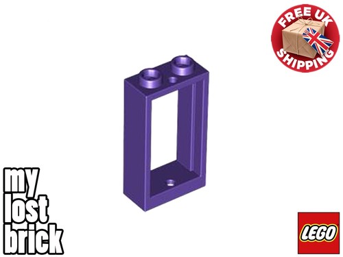 LEGO - Parte 60593 - Marcos de ventana 1x2x3 (Pack de 5) + NUEVO + SELECCIONAR COLOR - Imagen 8 de 17