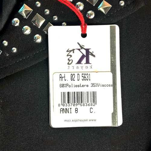 Luxury Denny Rose Black Silver Studed Blazer Made in Italy . New With Tags - Picture 6 of 9