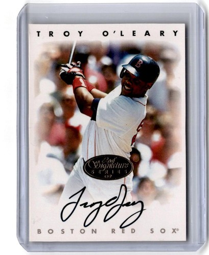 1996 Leaf Signature Series #NNO Troy O'Leary Autographs Silver AU - Bild 1 von 2