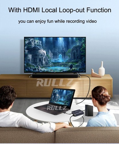 4K 60HZ USB 3.0 HDMI Audio Video Capture Card for Game Recording Live Streaming - Picture 5 of 15
