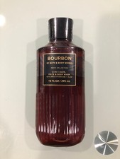 BATH  BODY WORKS BOURBON 3-IN-1 HAIR FACE BODY WASH FOR MEN 10 OZ