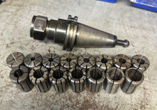 Valenite CAT 40 DA 180 Collet Chuck CNC VMC Milling Machine Tool Holder Set