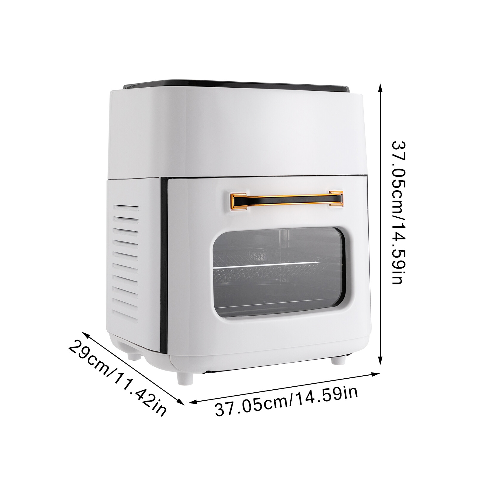 15L Smart Air Fryer Oven Instant Pot Air Fryer Cooker LED Display 1400W