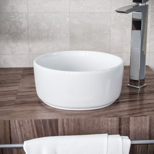 Bathroom Basin Sink Hand Wash Counter Top Wall Mounted Hung Ceramic - Picture 110 of 197