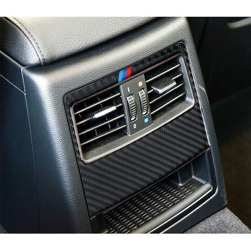 Juego de molduras de salida de ventilación de aire de fibra de carbono real para BMW Serie 3 E90 E92 E93 2005~2012 - Imagen 4 de 8