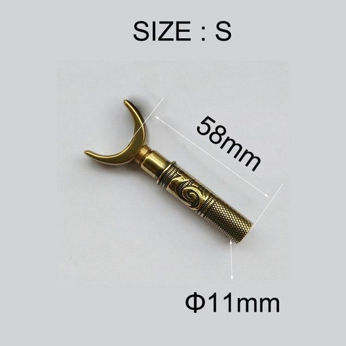 Metal Dual Bearing Swivel Carving Knife retro bronze color Leather craft Tool - Picture 9 of 17