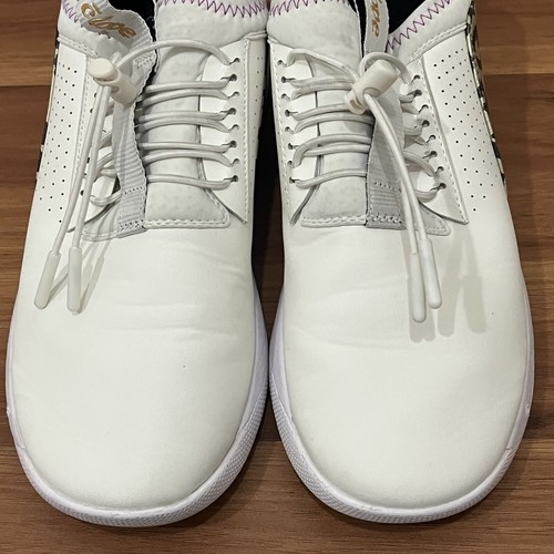 Clove Classic Sneakers White / Gold Leopard Unisex Womens Sz 9.5 / Mens 8 - Picture 3 of 12