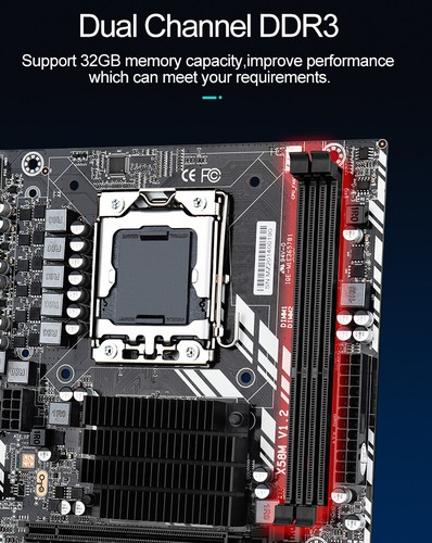 Intel X58 Sockel LGA 1366 Mainboard - PCI-Express 3.0 x16 - ECC RDIMM / Xeon, i7 - Bild 6 von 7