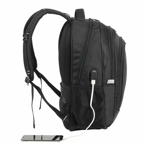 laptop backpack bag Main compartment suitable for 15.6” Computer BRIEFCASE - Picture 6 of 27