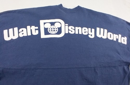 Walt Disney World Spirit Trikot Herren mittellangarmiges Shirt blau GROSSES LOGO - Bild 3 von 8