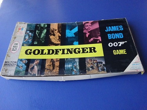 1966 Goldfinger James Bond Game, Complete 1966 Goldfinger James Bond Game, Complete