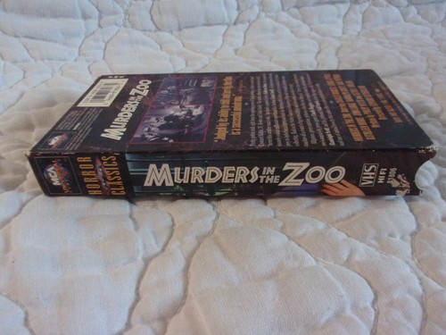MORDE IM ZOO VHS UNIVERSAL HORRORTIERE LIONEL ATWILL RANDOLPH SCOTT - Bild 7 von 9