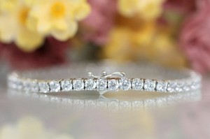 6Ct-Brilliant-Round-Cut-Diamond-14k-Real-White-Gold-Beautiful-Tennis-Bracelet-7-034