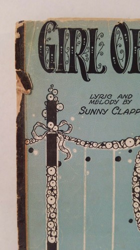 "Girl Of My Dreams" as perf. by WHITEY KAUFMAN & ORCH. 1927 Sheet Music - G - Picture 4 of 12