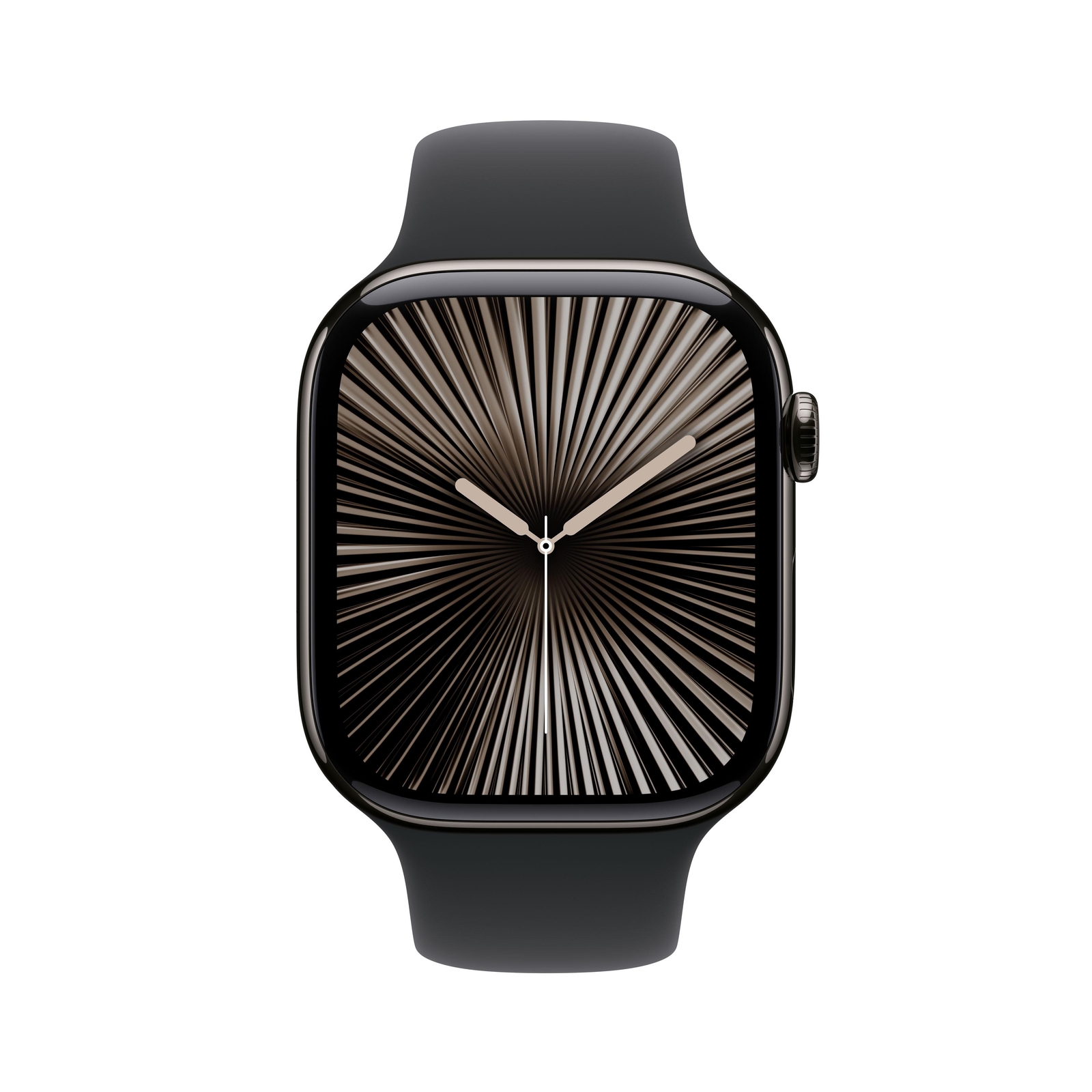 Спортивный браслет Apple Watch Series 10 LTE 46mm Slate Titangehäuse mit schwarzem ...