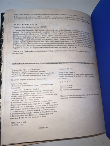 Lowriders in Space by Cathy Camper, Hardcover, 1st/4th - Picture 3 of 5