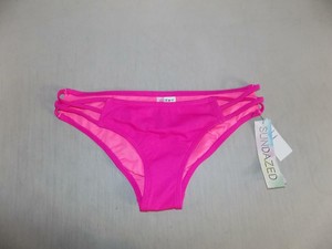 Sundazed-Women-Pink-Stunner-Strappy-Hipster-Bikini-Bottom-Swimsuit-NWT-Size-S-A2