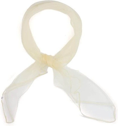 Chiffon Scarf Small Square Plain Lightweight Sheer Neck Wrap Retro Lady Hair Tie - 第 19/73 張圖片