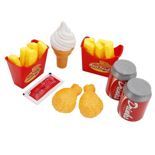 Western Kitchen Toys Simulated Food Toys Burger Pizza Children Pretend Toy Set U - Picture 7 of 12