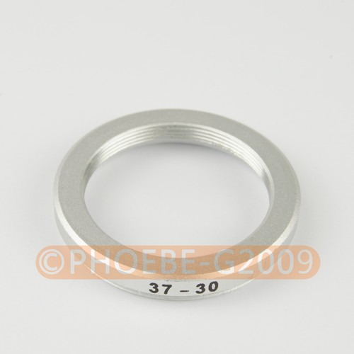 DSLRKIT Silver 37mm-30mm 37-30 mm Step Down Filter Ring Adapter - Picture 2 of 3