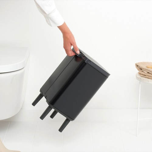 Brabantia Bo Bin Hi, 7 Litres - Matt Black - Picture 6 of 10