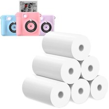 6 Rolls Printer Paper for Kids Instant Print Camera HD Thermal Print Paper