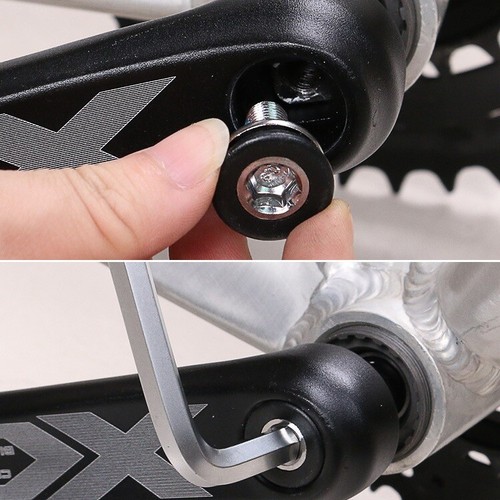 Juego de bielas cónicas cuadradas de acero inoxidable para soporte inferior de bicicleta MTB - Imagen 5 de 6