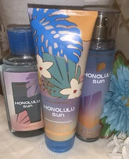 HONOLULU SUN- Ultimate Hydration Body Cream, Shower gel, Fragrance Mist (3 pcs)