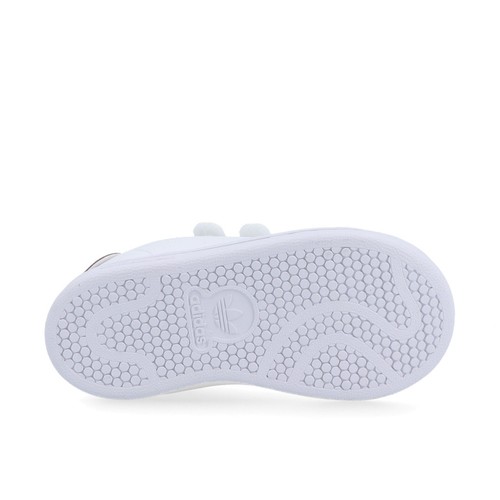 Adidas Stan Smith CF I Infant/Toddler Girls Shoes Size 8K White/Multi/Purple - Picture 6 of 7