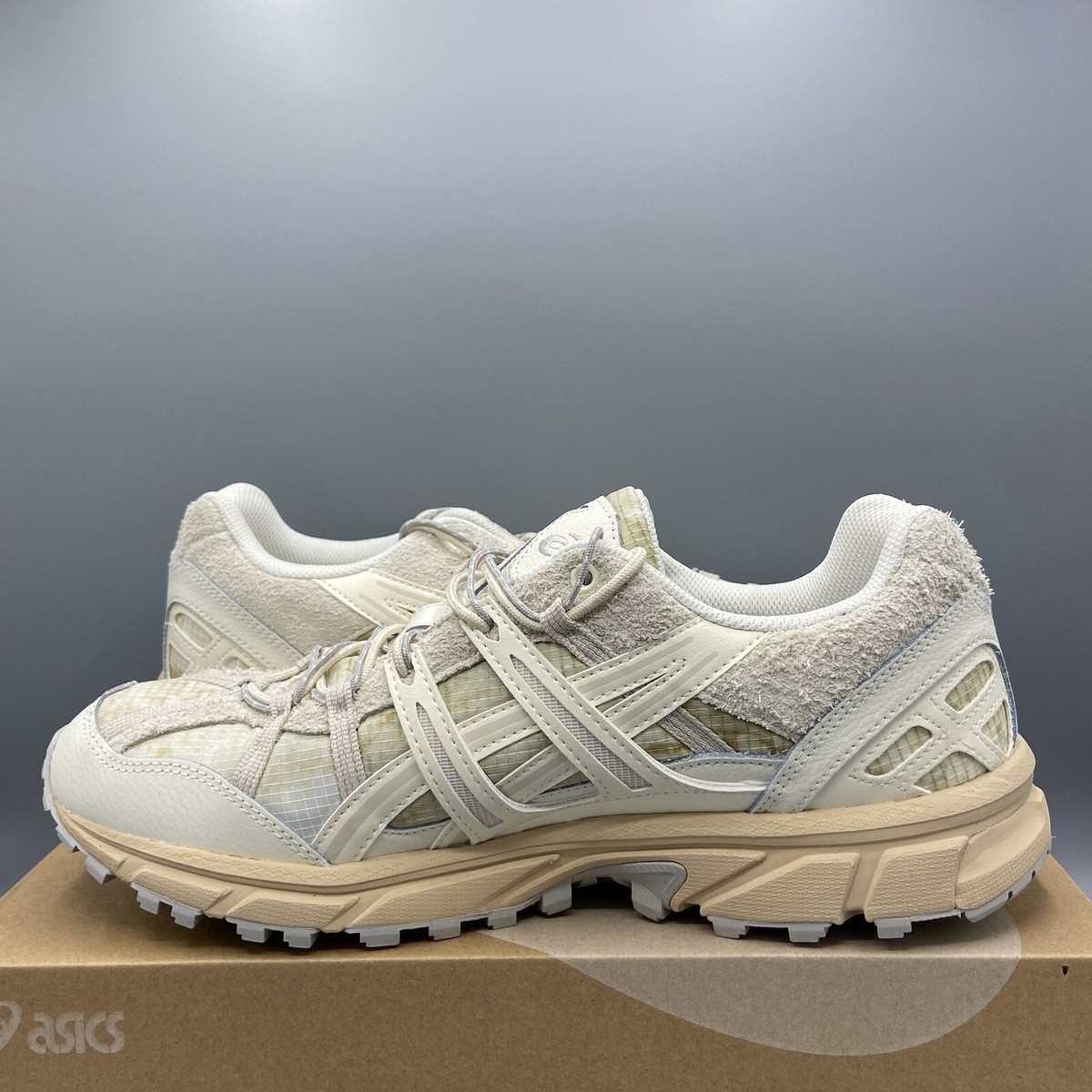 ASICS Gel Sonoma 15-50 Cream Oatmeal Trainers Trail Shoes UK