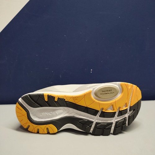 Vionic Drift Tokyo Sneakers Womens 8.5 Gray Yellow Arch Support 3 Comfort Zones - Picture 7 of 13