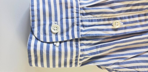 Chas Reed & Co. Men's Blue Single Needle Long Sleeve Button Down Shirt Size Med - Picture 7 of 7