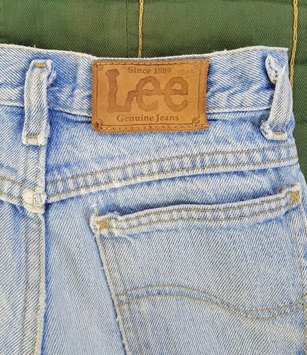 Vintage 1990s Lee Denim Lightwash Jeans Children's sz 10 - Picture 7 of 12