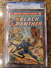 1973 Marvel Comics Black Panther Jungle Action 6 CGC 9.4. 1st Killmonger