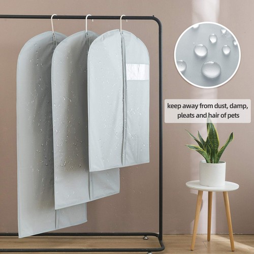 Garment Bags for Hanging Clothes Suit bag (Set of 2 - Picture 4 of 6