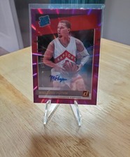 Malachi Flynn Purple Laser Auto Rookie 04/15 2020-21 Donruss Basketball #215