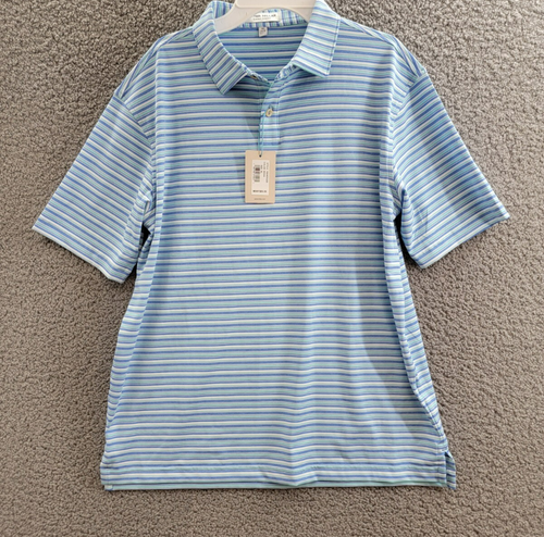 Peter Millar Oakland Performance Jersey Short-Sleeve Polo Shirt Boys' XL (13-14) - Picture 2 of 17